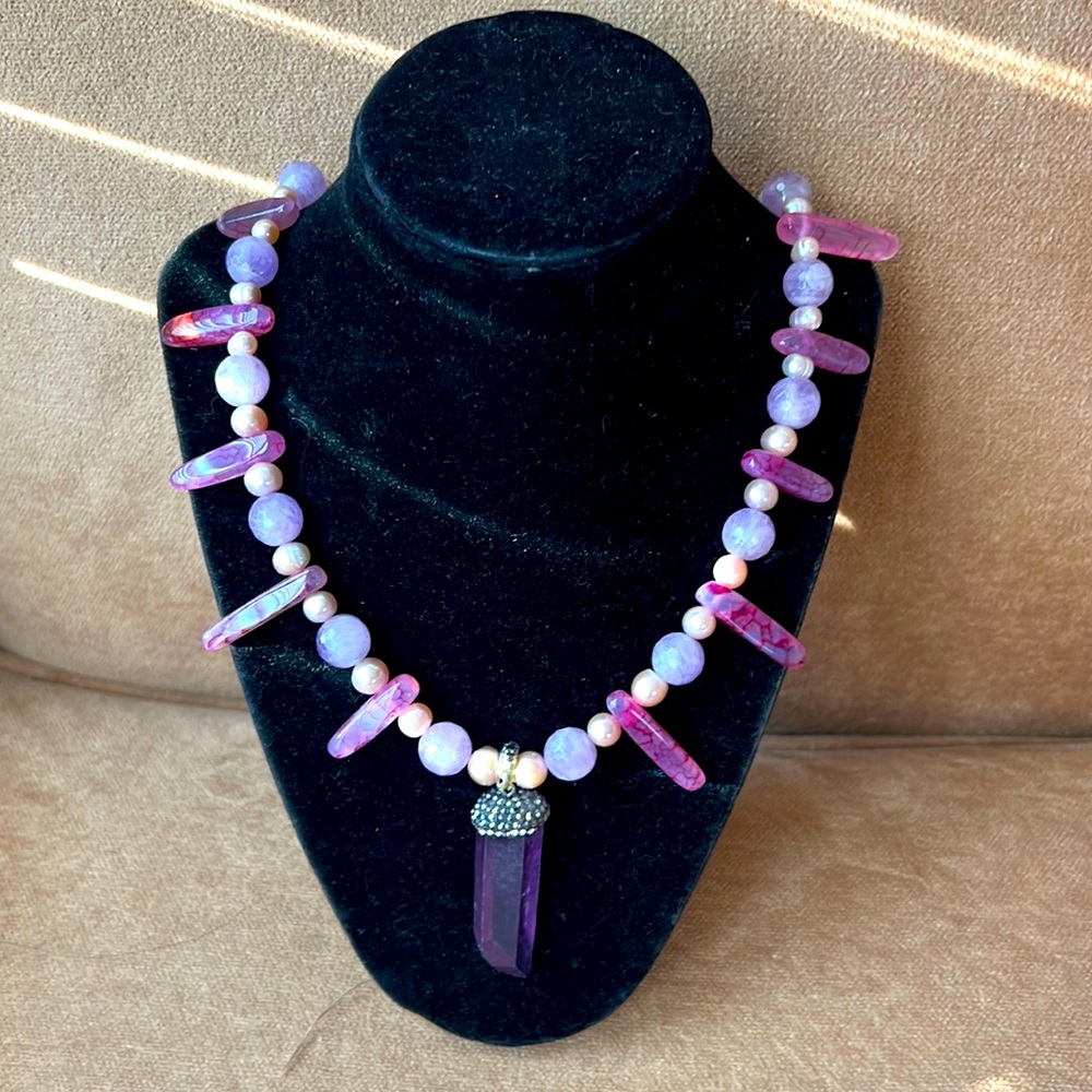 Amethyst necklace
